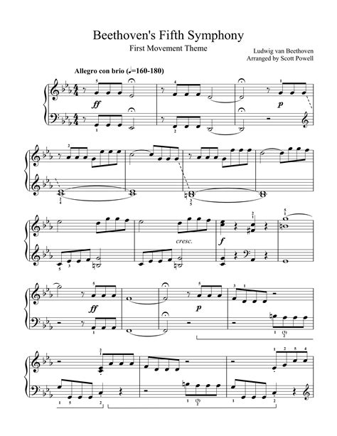 beethoven songs piano